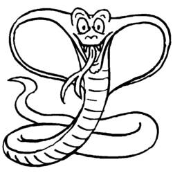 Coloring page: Cobra (Animals) #3224 - Free Printable Coloring Pages