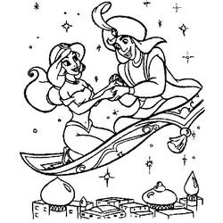 Coloring page: Aladdin (Animation Movies) #127590 - Free Printable Coloring Pages
