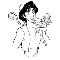 Coloring page: Aladdin (Animation Movies) #127597 - Free Printable Coloring Pages