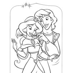 Coloring pages: Aladdin - Free Printable Coloring Pages