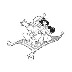Coloring page: Aladdin (Animation Movies) #127729 - Free Printable Coloring Pages