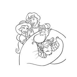 Coloring page: Aladdin (Animation Movies) #127819 - Free Printable Coloring Pages