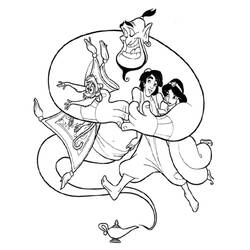 Coloring page: Aladdin (Animation Movies) #127858 - Free Printable Coloring Pages