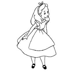 Coloring page: Alice in Wonderland (Animation Movies) #127888 - Free Printable Coloring Pages