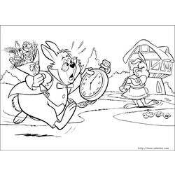 Coloring page: Alice in Wonderland (Animation Movies) #127892 - Free Printable Coloring Pages