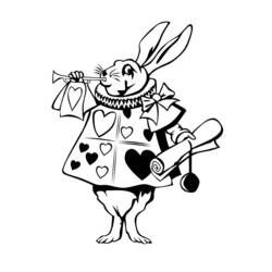 Coloring page: Alice in Wonderland (Animation Movies) #127945 - Free Printable Coloring Pages