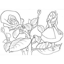 Coloring page: Alice in Wonderland (Animation Movies) #127962 - Free Printable Coloring Pages