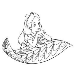 Coloring page: Alice in Wonderland (Animation Movies) #127975 - Free Printable Coloring Pages