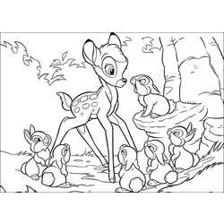 Coloring page: Bambi (Animation Movies) #128510 - Free Printable Coloring Pages