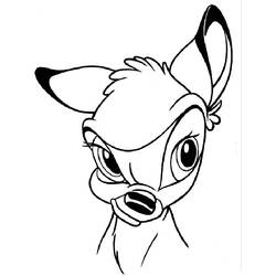 Coloring page: Bambi (Animation Movies) #128561 - Free Printable Coloring Pages