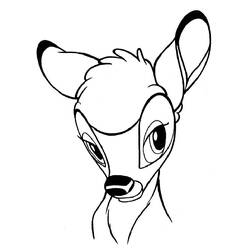 Coloring page: Bambi (Animation Movies) #128614 - Free Printable Coloring Pages