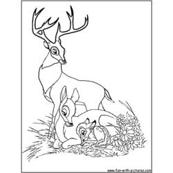 Coloring page: Bambi (Animation Movies) #128638 - Free Printable Coloring Pages