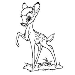 Coloring page: Bambi (Animation Movies) #128688 - Free Printable Coloring Pages
