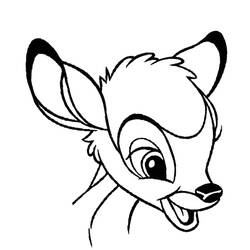 Coloring page: Bambi (Animation Movies) #128690 - Free Printable Coloring Pages