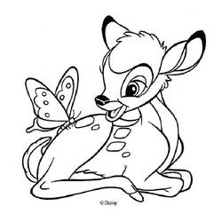 Coloring page: Bambi (Animation Movies) #128694 - Free Printable Coloring Pages