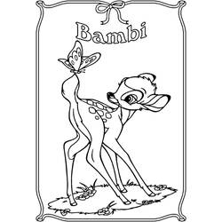 Coloring page: Bambi (Animation Movies) #128698 - Free Printable Coloring Pages