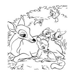 Coloring page: Bambi (Animation Movies) #128763 - Free Printable Coloring Pages