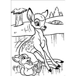Coloring page: Bambi (Animation Movies) #128773 - Free Printable Coloring Pages