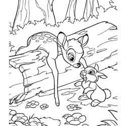 Coloring page: Bambi (Animation Movies) #128782 - Free Printable Coloring Pages