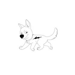 Coloring page: Bolt (Animation Movies) #131739 - Free Printable Coloring Pages