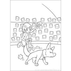 Coloring page: Bolt (Animation Movies) #131761 - Free Printable Coloring Pages