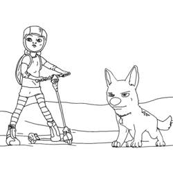 Coloring page: Bolt (Animation Movies) #131767 - Free Printable Coloring Pages
