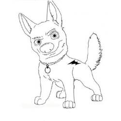 Coloring page: Bolt (Animation Movies) #131769 - Free Printable Coloring Pages