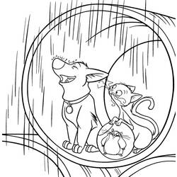 Coloring page: Bolt (Animation Movies) #131789 - Free Printable Coloring Pages