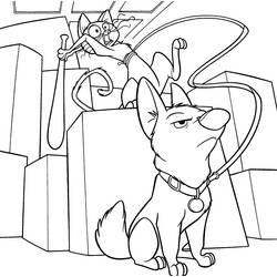 Coloring page: Bolt (Animation Movies) #131799 - Free Printable Coloring Pages