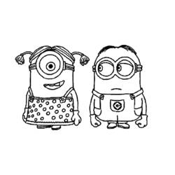 Coloring page: Despicable me (Animation Movies) #130329 - Free Printable Coloring Pages