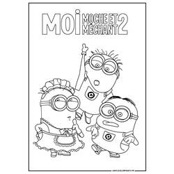 Coloring page: Despicable me (Animation Movies) #130332 - Free Printable Coloring Pages