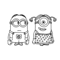Coloring page: Despicable me (Animation Movies) #130351 - Free Printable Coloring Pages