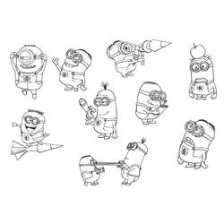Coloring page: Despicable me (Animation Movies) #130363 - Free Printable Coloring Pages