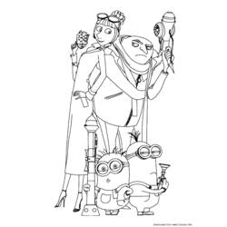 Coloring page: Despicable me (Animation Movies) #130386 - Free Printable Coloring Pages