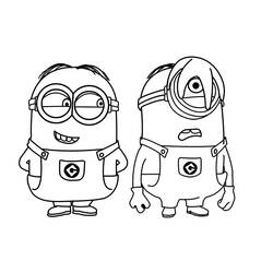 Coloring pages: Despicable me - Free Printable Coloring Pages