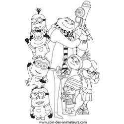 Coloring page: Despicable me (Animation Movies) #130411 - Free Printable Coloring Pages