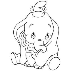 Coloring pages: Dumbo - Free Printable Coloring Pages