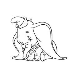 Coloring page: Dumbo (Animation Movies) #170578 - Free Printable Coloring Pages