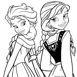 Coloring pages: Frozen - Free Printable Coloring Pages