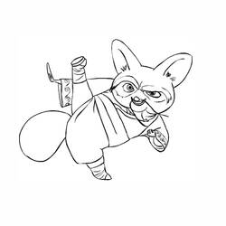 Coloring page: Kung Fu Panda (Animation Movies) #73314 - Free Printable Coloring Pages