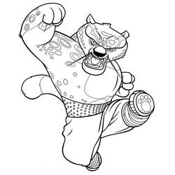 Coloring page: Kung Fu Panda (Animation Movies) #73315 - Free Printable Coloring Pages