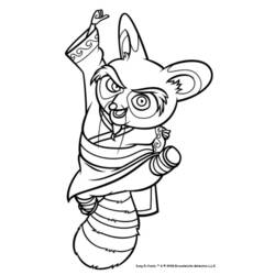 Coloring page: Kung Fu Panda (Animation Movies) #73326 - Free Printable Coloring Pages