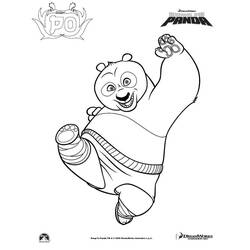 Coloring page: Kung Fu Panda (Animation Movies) #73338 - Free Printable Coloring Pages