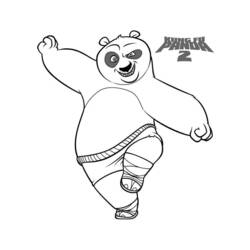 Coloring page: Kung Fu Panda (Animation Movies) #73398 - Free Printable Coloring Pages