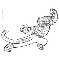 Coloring page: Kung Fu Panda (Animation Movies) #73451 - Free Printable Coloring Pages