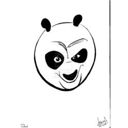 Coloring page: Kung Fu Panda (Animation Movies) #73471 - Free Printable Coloring Pages