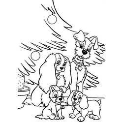 Coloring page: Lady and the Tramp (Animation Movies) #133390 - Free Printable Coloring Pages
