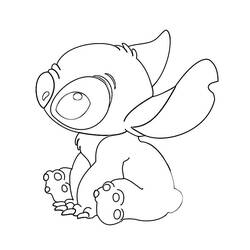 Coloring pages: Lilo & Stitch - Free Printable Coloring Pages