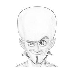 Coloring pages: Megamind - Free Printable Coloring Pages