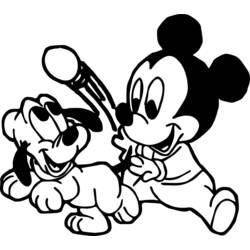 Coloring page: Mickey (Animation Movies) #170086 - Free Printable Coloring Pages
